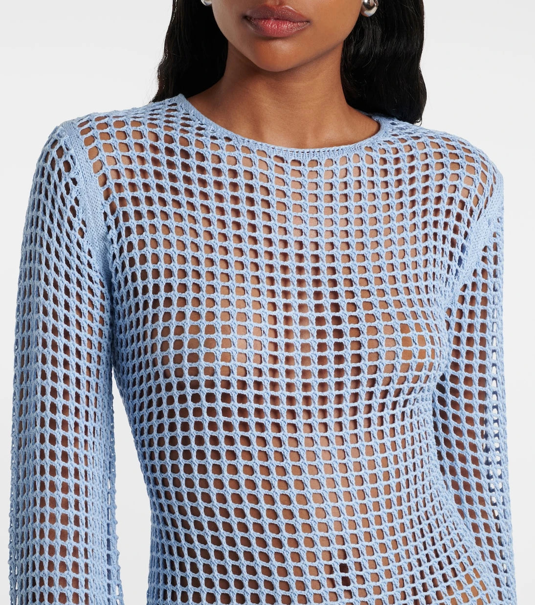 Bananhot - Serena open-knit minidress