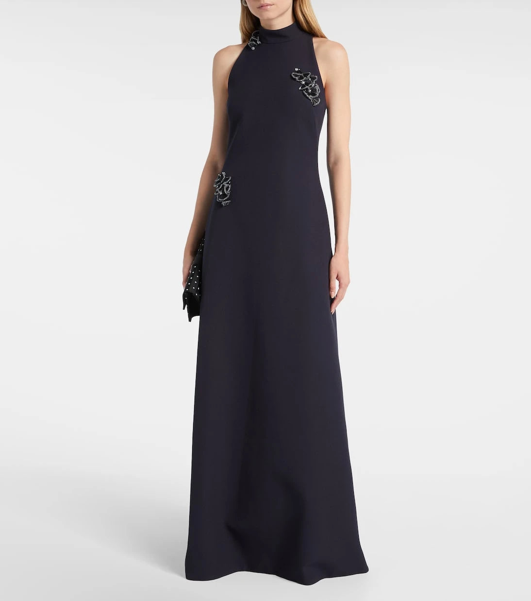 Safiyaa - Priscilla embellished crêpe gown