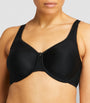 Black Fuller Figure Underwired Bra