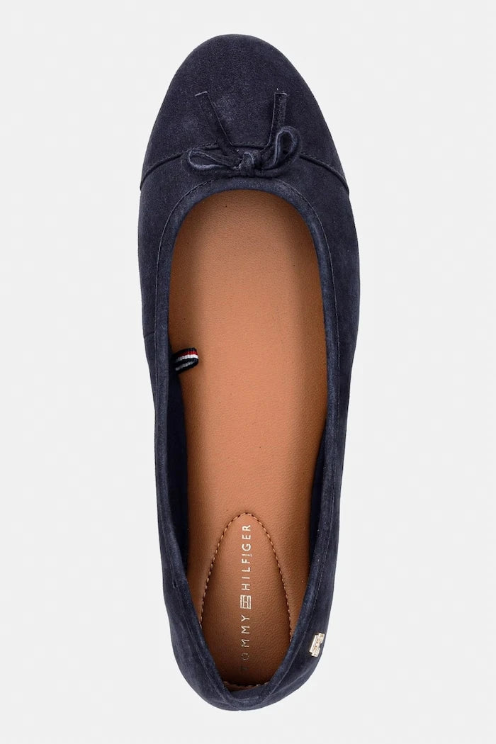 Tommy Hilfiger süet balerina HILFIGER SUEDE BALLERINA