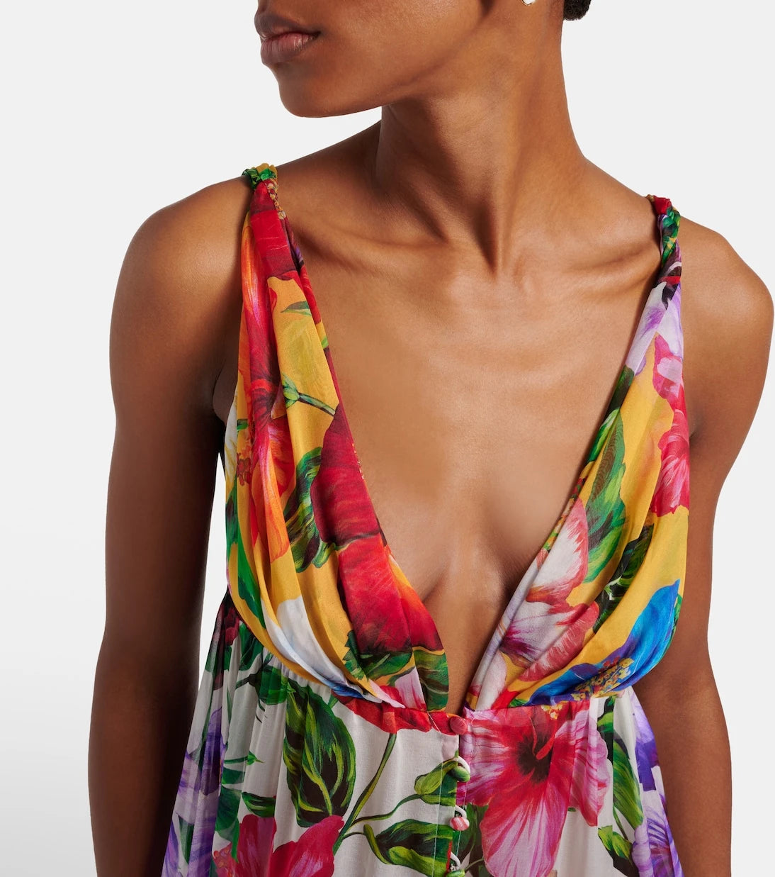 Dolce&Gabbana - Floral silk chiffon top
