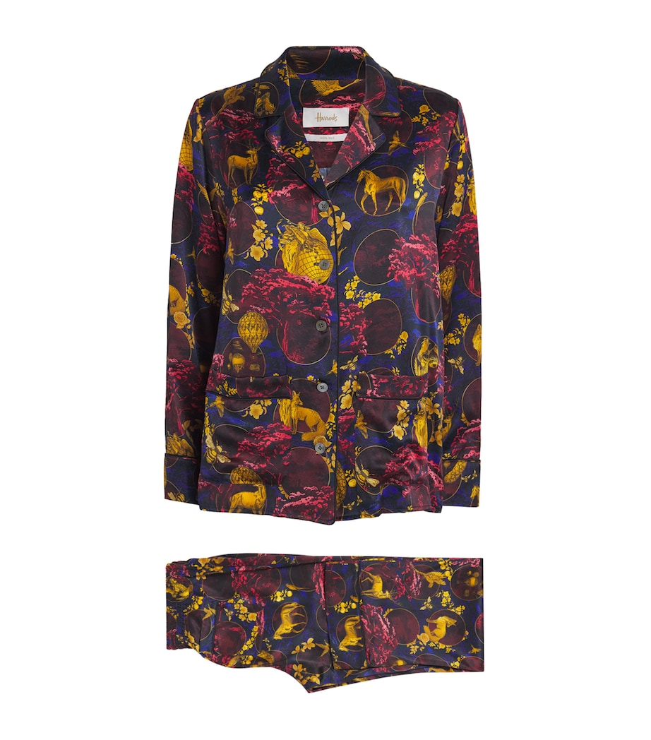 Ivory Silk Toile Pyjama Set