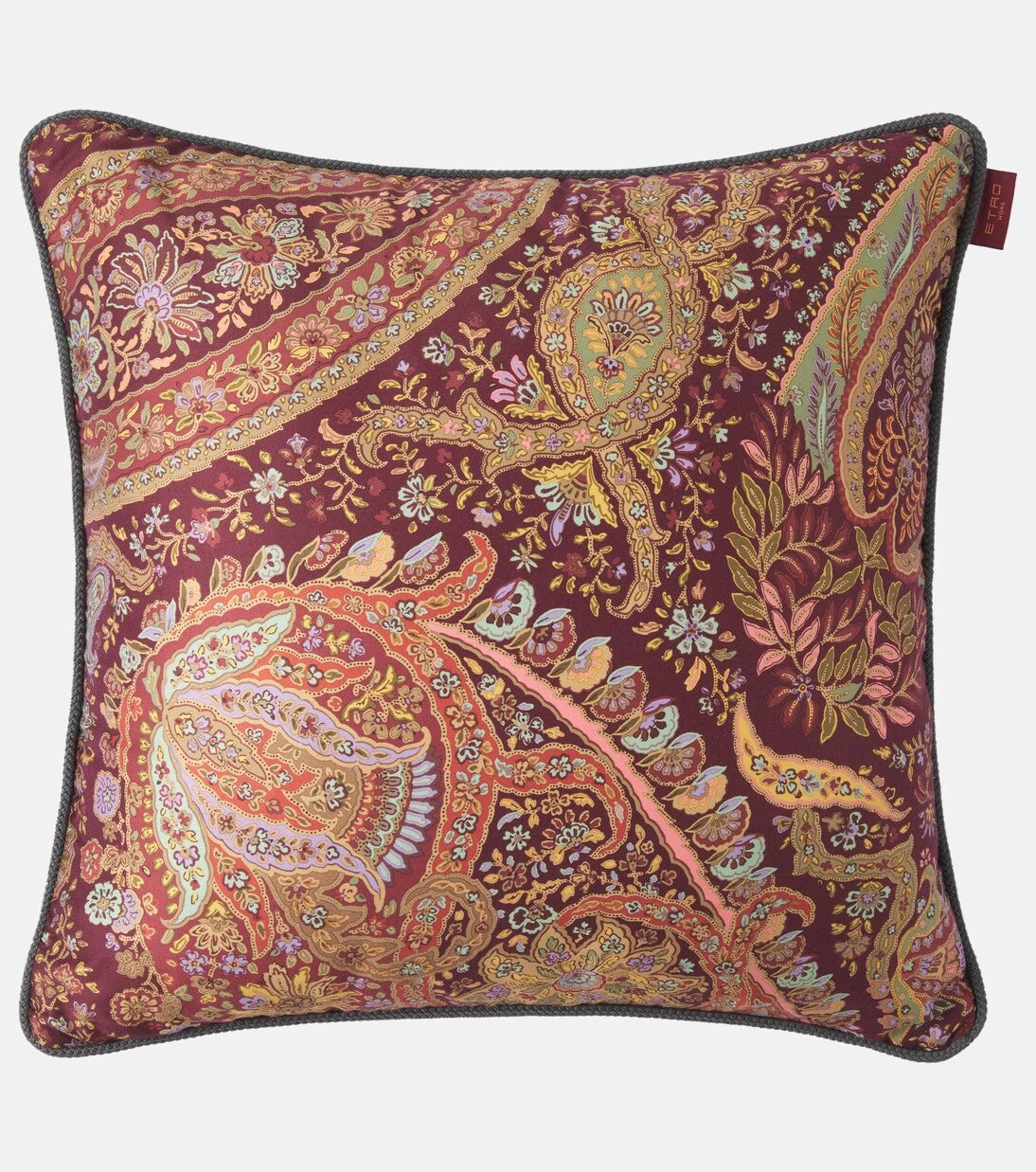Etro - Maranta floral cotton cushion