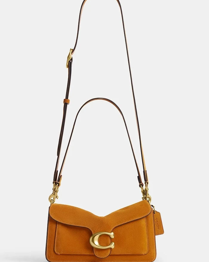 Coach kadın süet crossbody çanta Suade Tabby Shoulder Bag 26