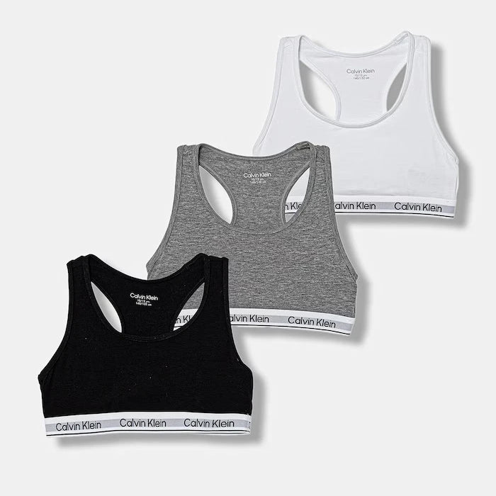 Calvin Klein Underwear çocuklar için pamuklu elastan sütyen 3'lü