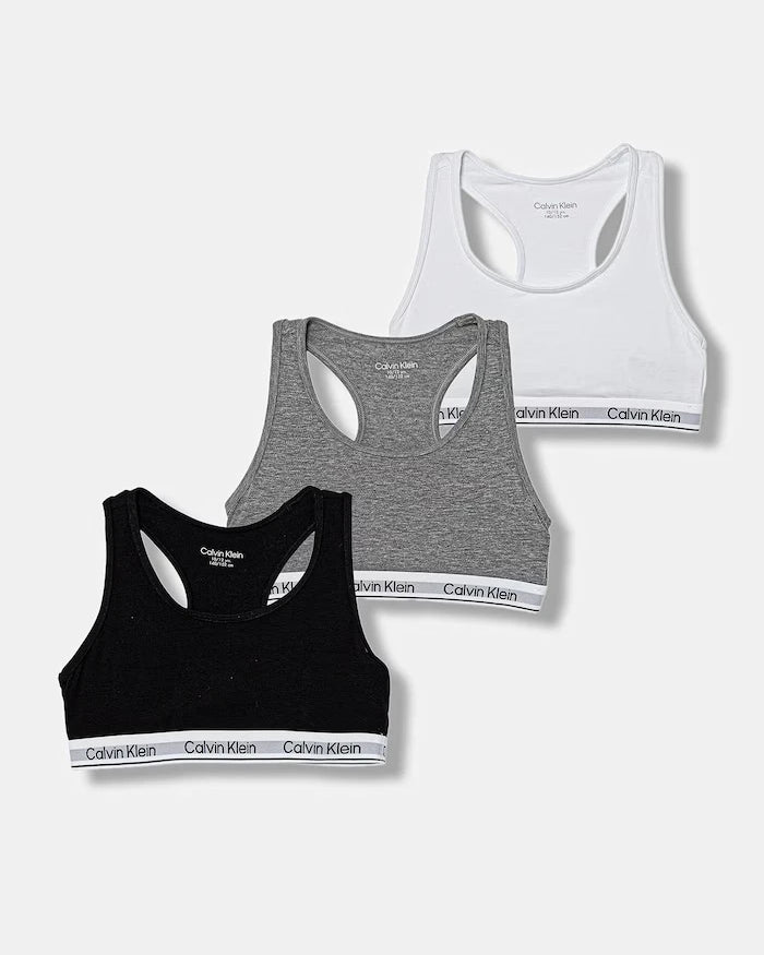 Calvin Klein Underwear çocuklar için pamuklu elastan sütyen 3'lü