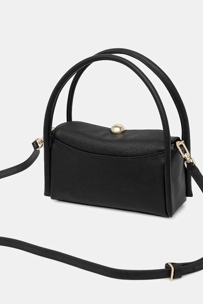 Кожена чанта Furla Nicole Mini Boston Bag