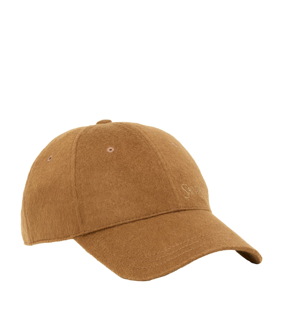 Nude Cashmere Logo Baseball Cap