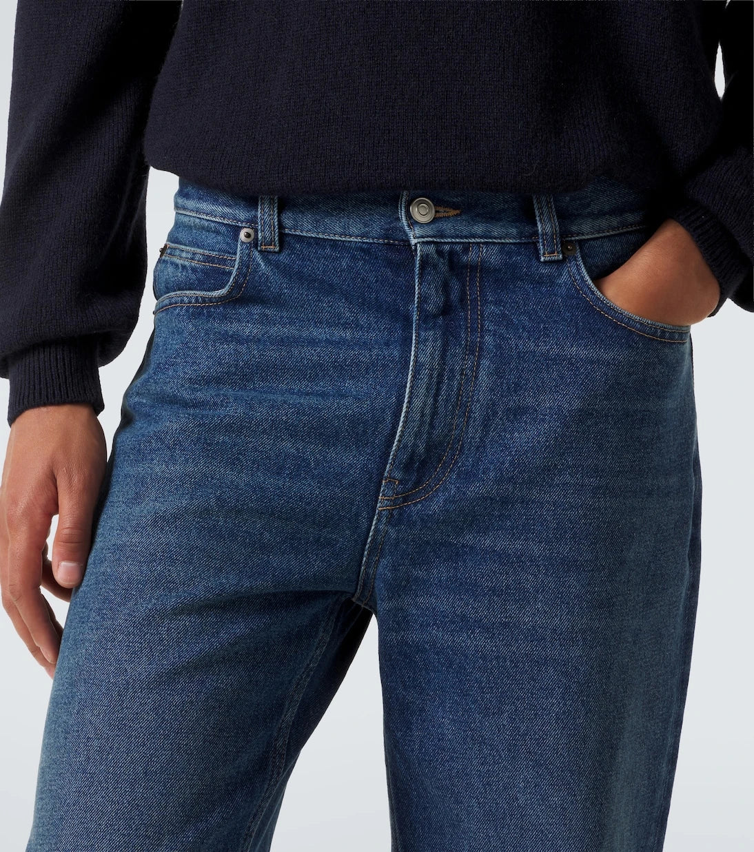 The Row - Vanya faded wide-leg jeans