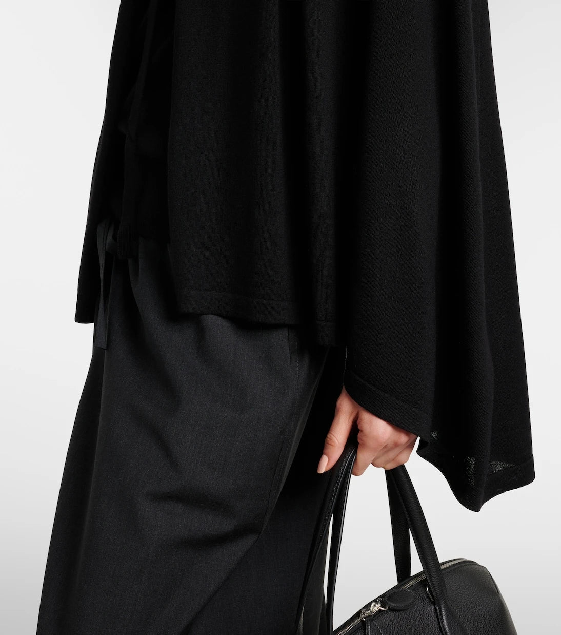 Toteme - Wool and silk jersey cape