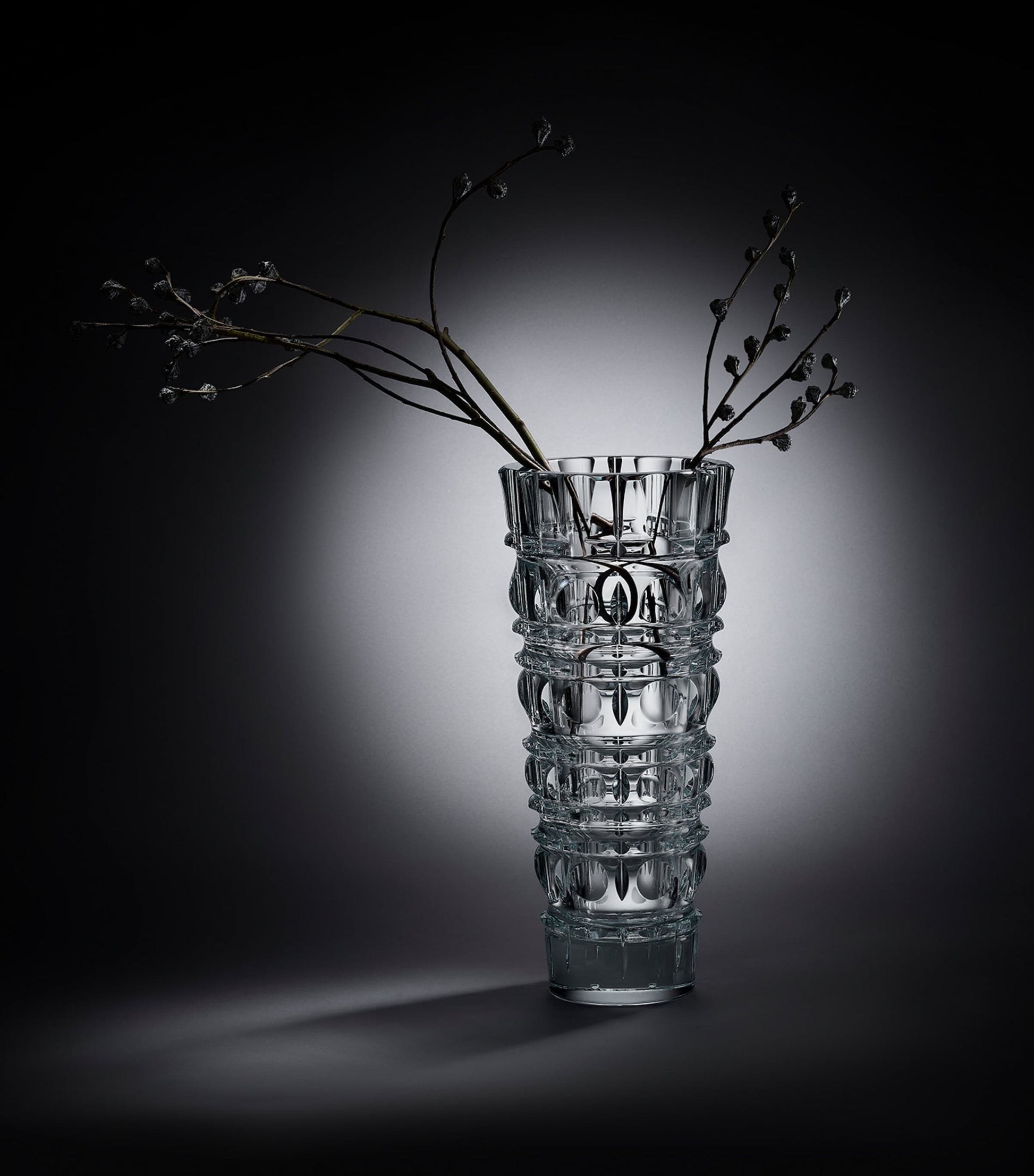 Crystal New Antique Prima Vase (38cm)