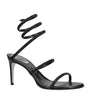 René Caovilla Black Embellished Cleo Sandals 80