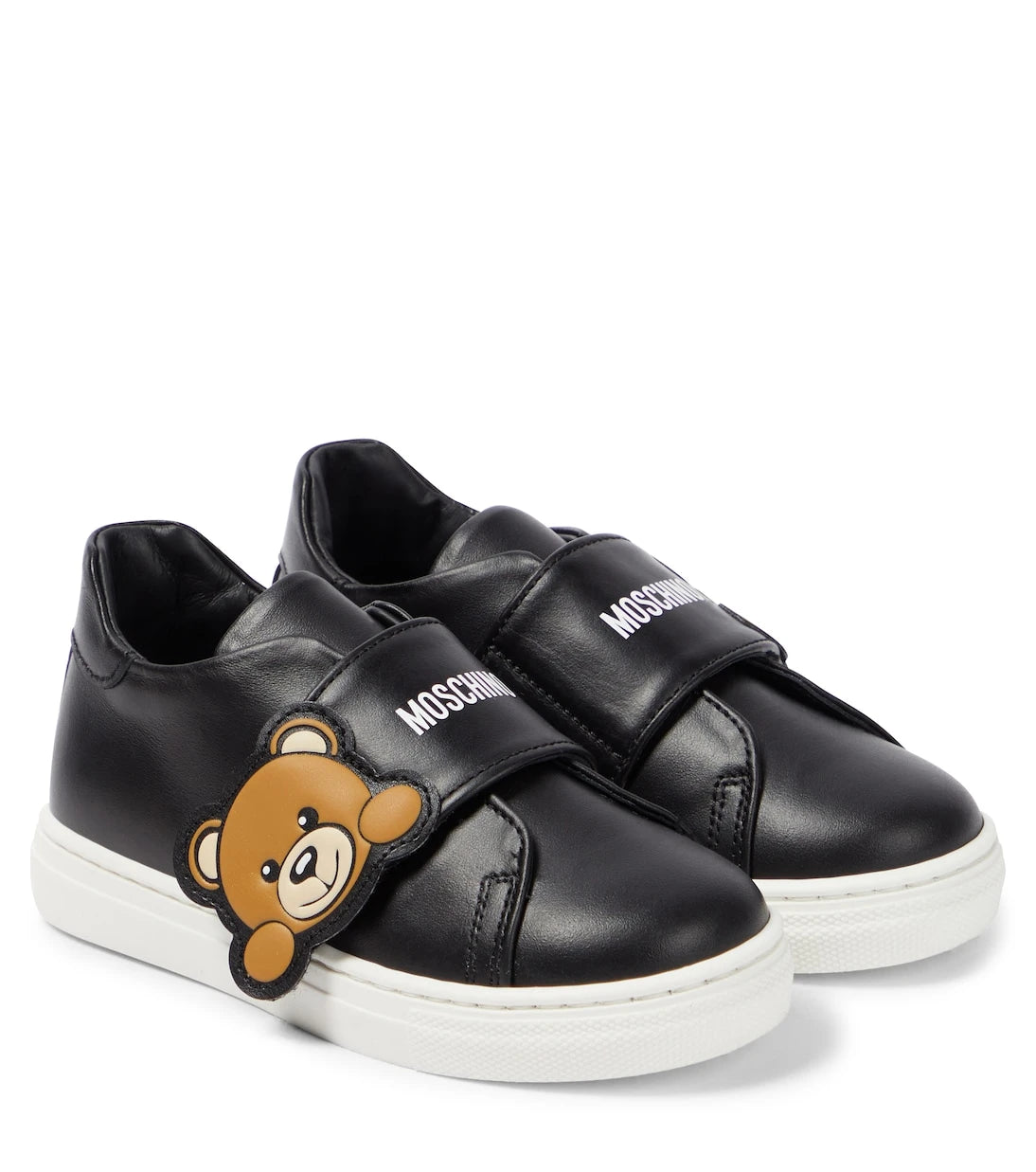 Moschino Kids - Teddy Bear leather sneakers