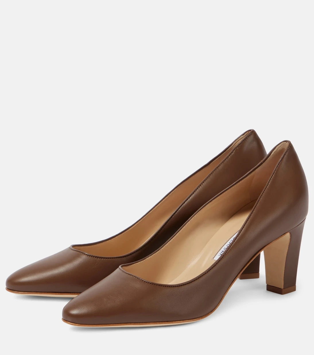 Manolo Blahnik - حذاء سيكوتو 70 الجلدي بكعب عالٍ