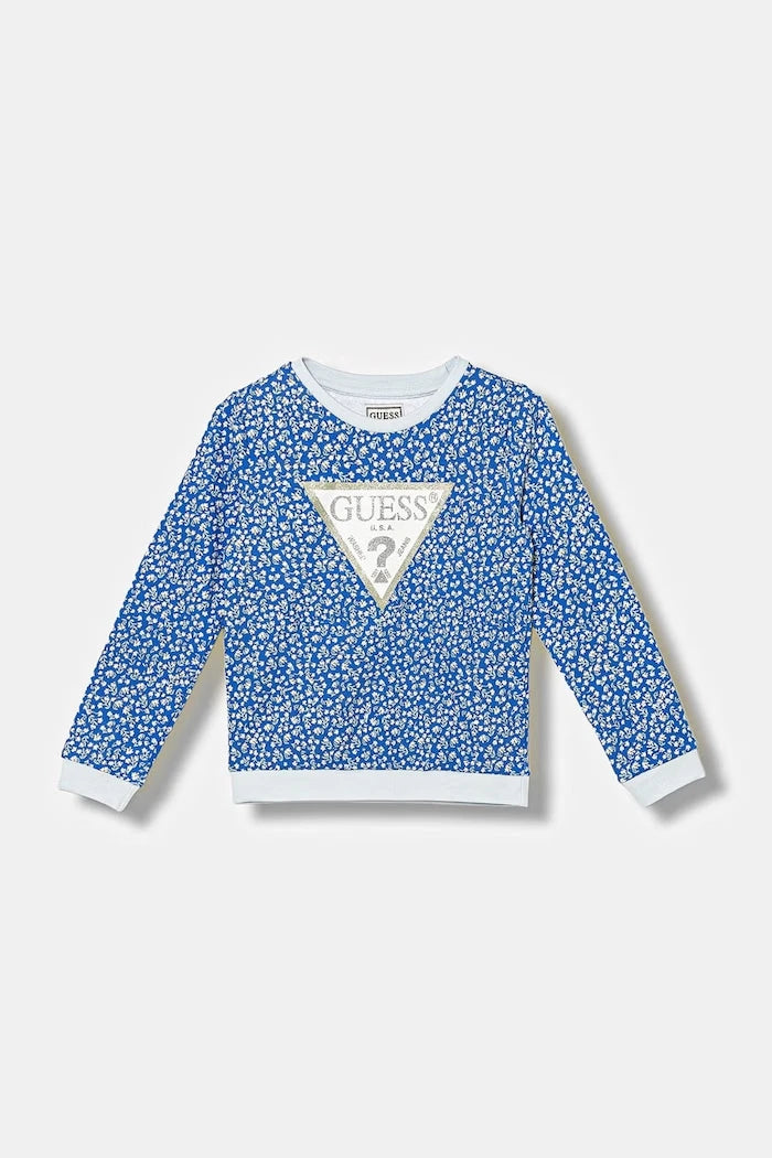 Детски памучен суичър Guess
