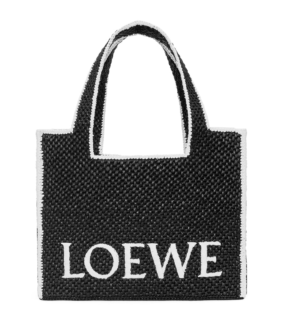 LOEWE Black x Paula's Ibiza Large Font Tote Bag