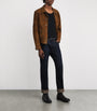 Brown Double RL Roughout Suede Jacket