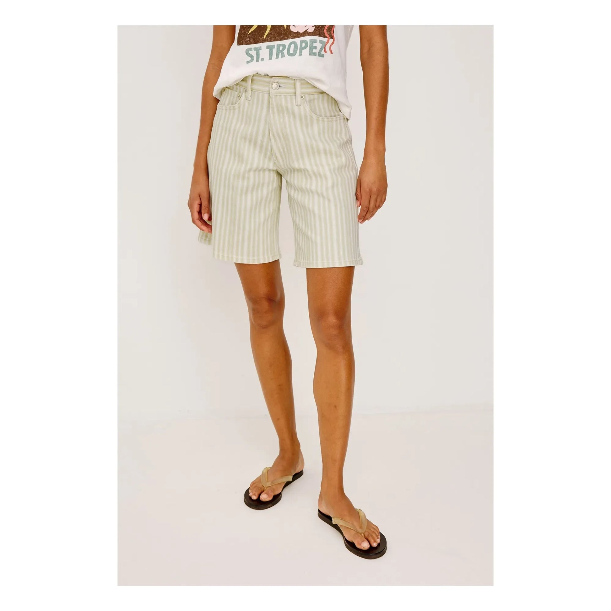 Rails - Agoura Striped Short | Cream