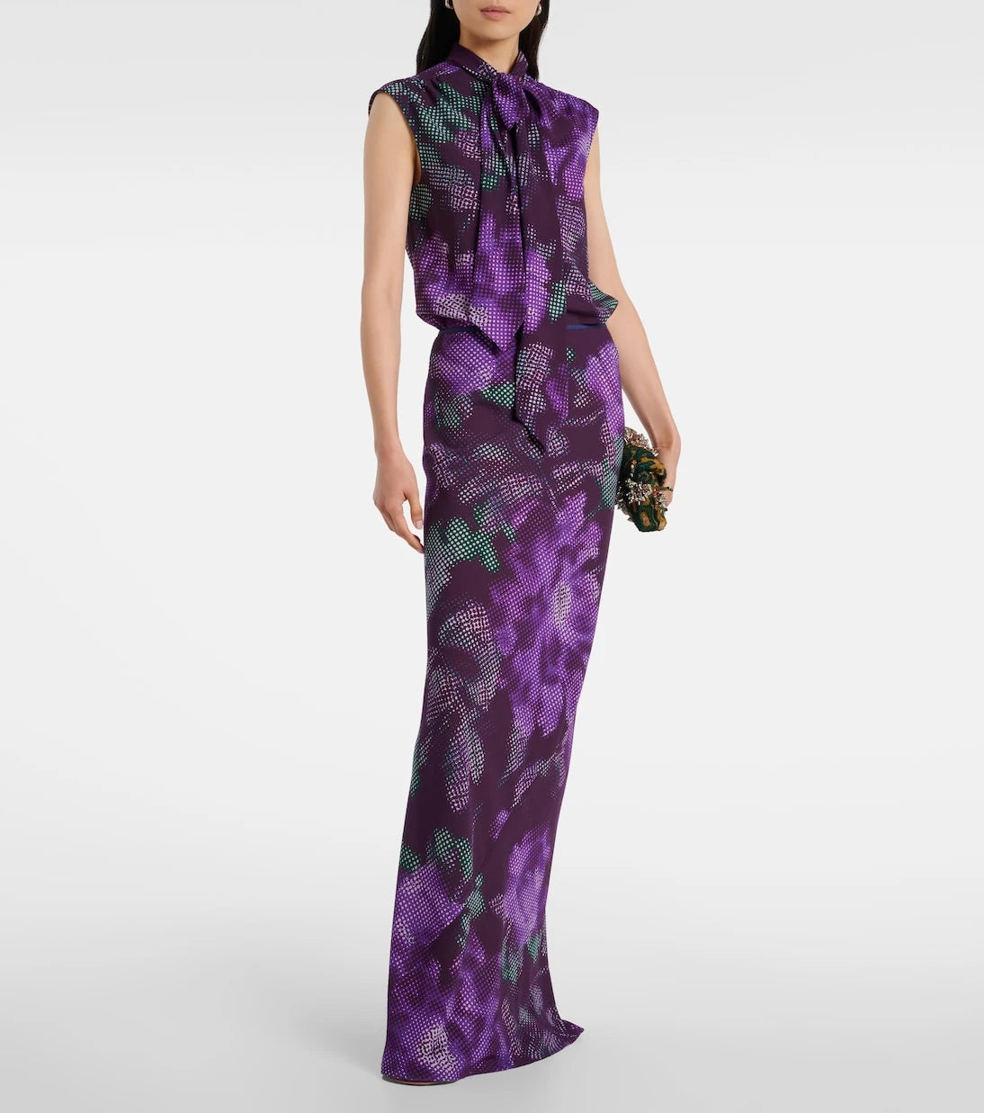 Dries Van Noten - Floral maxi skirt