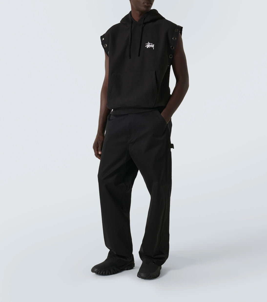 Junya Watanabe - x Oakley suede slip-on sneakers