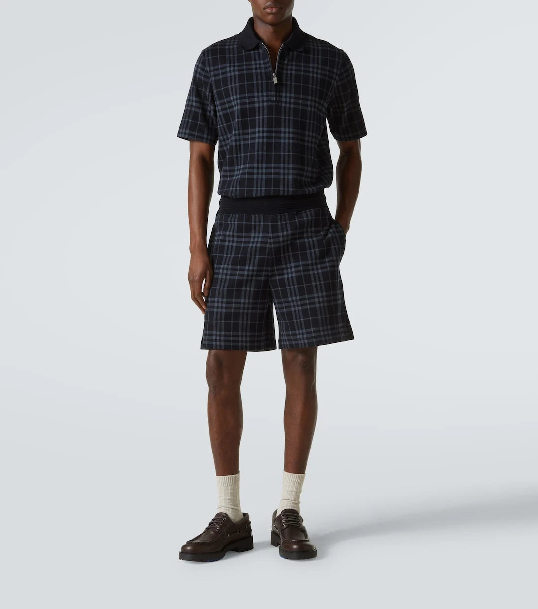Burberry - Checked shorts