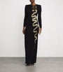 Jenny Packham Black Embellished Liberty Maxi Dress