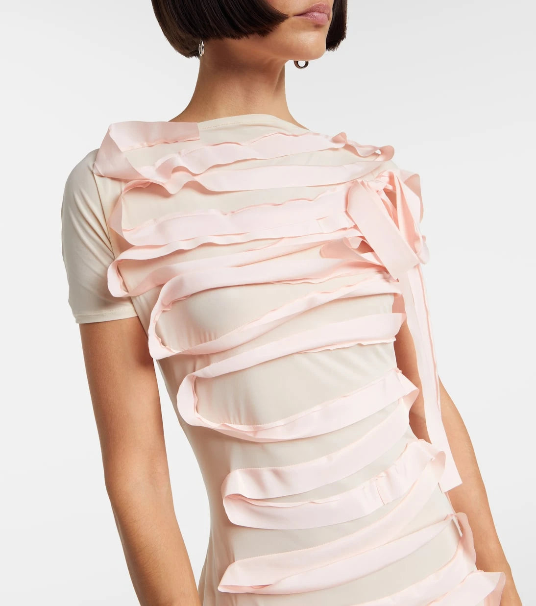 Acne Studios - Ribbon-detail midi dress