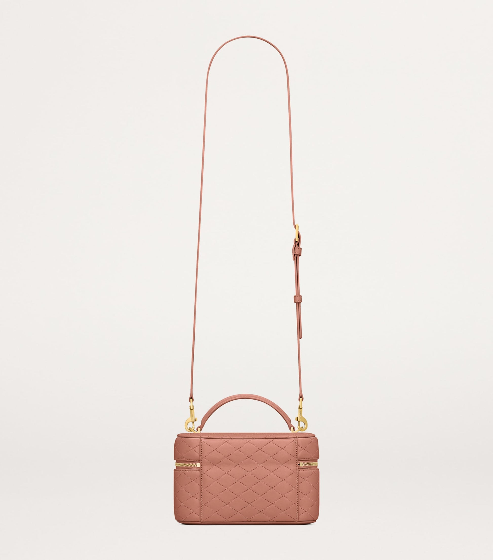 Saint Laurent Pink Lambskin Gaby Vanity Bag