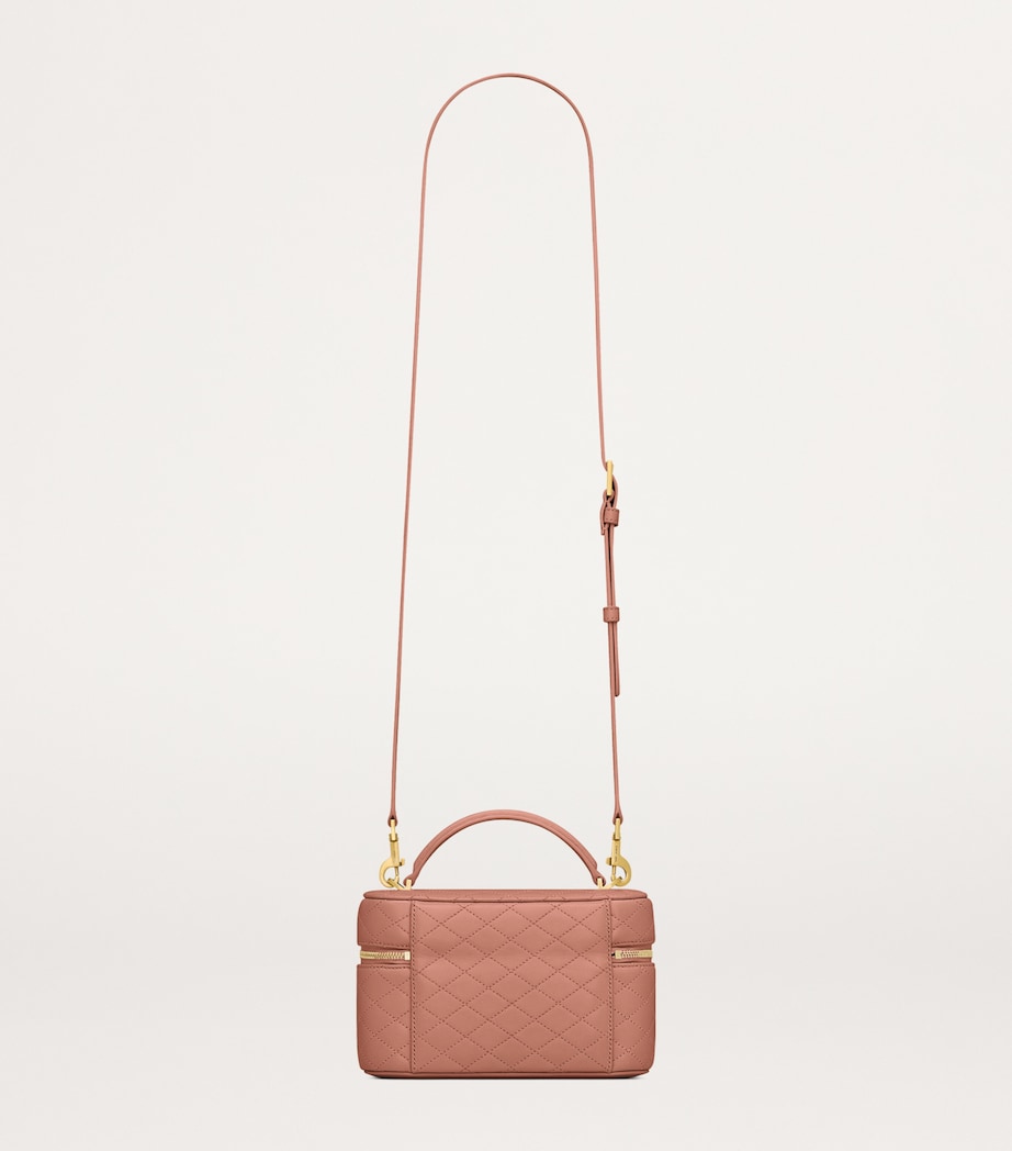 Saint Laurent Pink Lambskin Gaby Vanity Bag