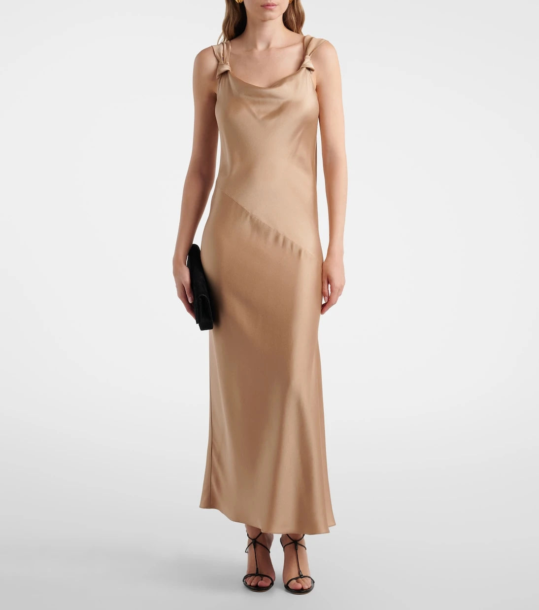 Max Mara - Elegante satin maxi dress