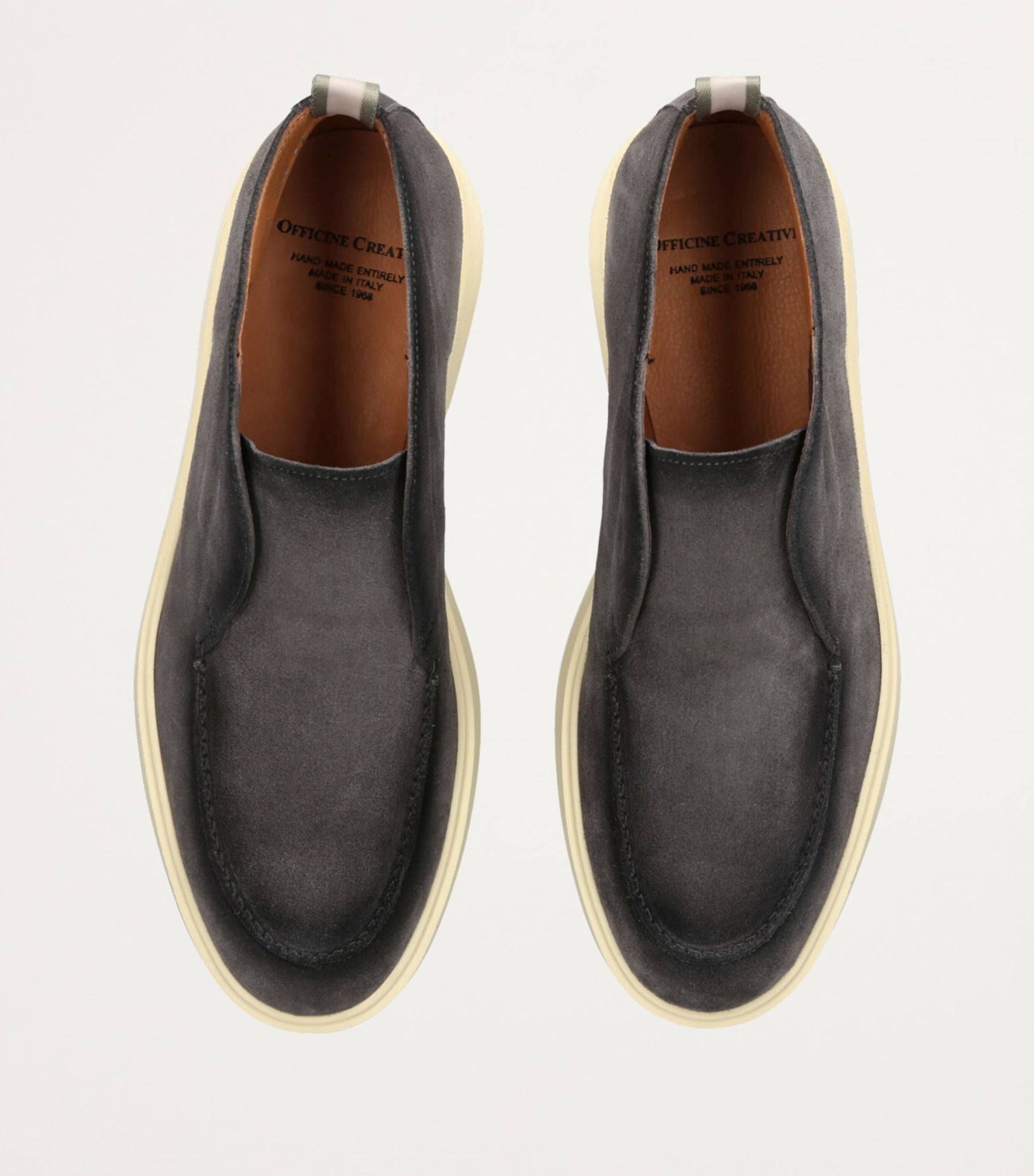 Officine Creative Suede Bones Ankle Boots