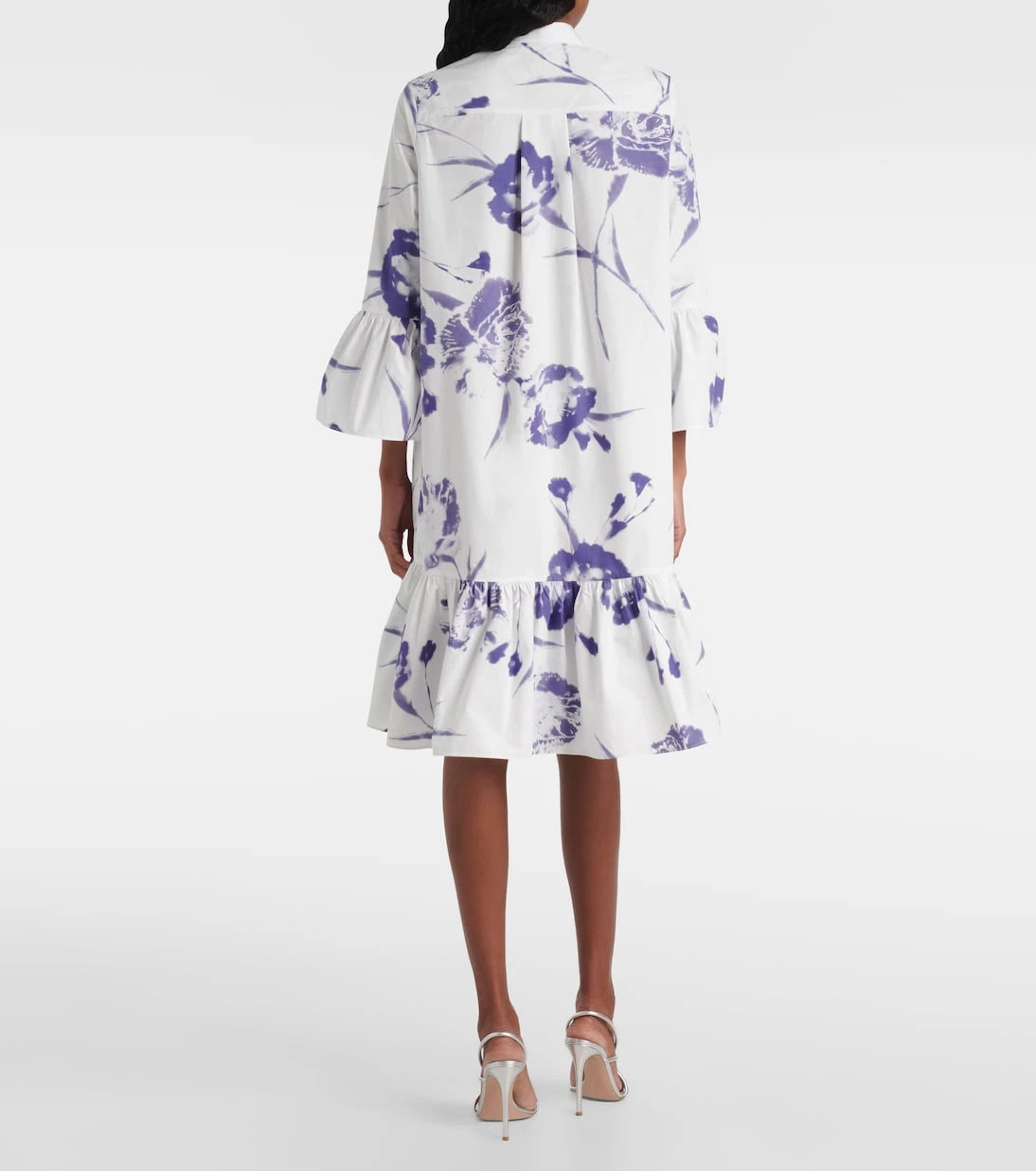 Erdem - Floral cotton minidress