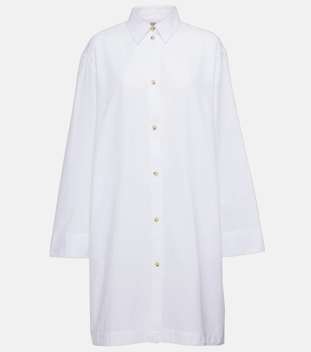 Toteme - Oversized cotton shirt dress
