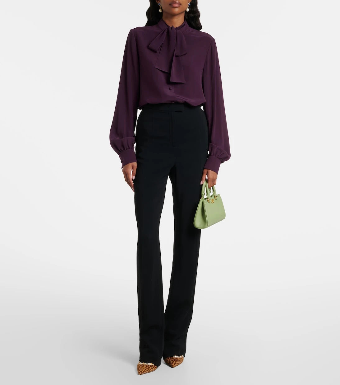 Valentino Garavani - VLogo Mini leather top-handle bag