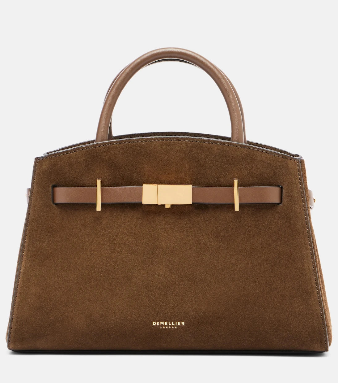 DeMellier - Hudson Small suede top-handle bag