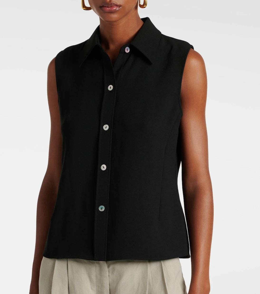 Vince - Buttoned top