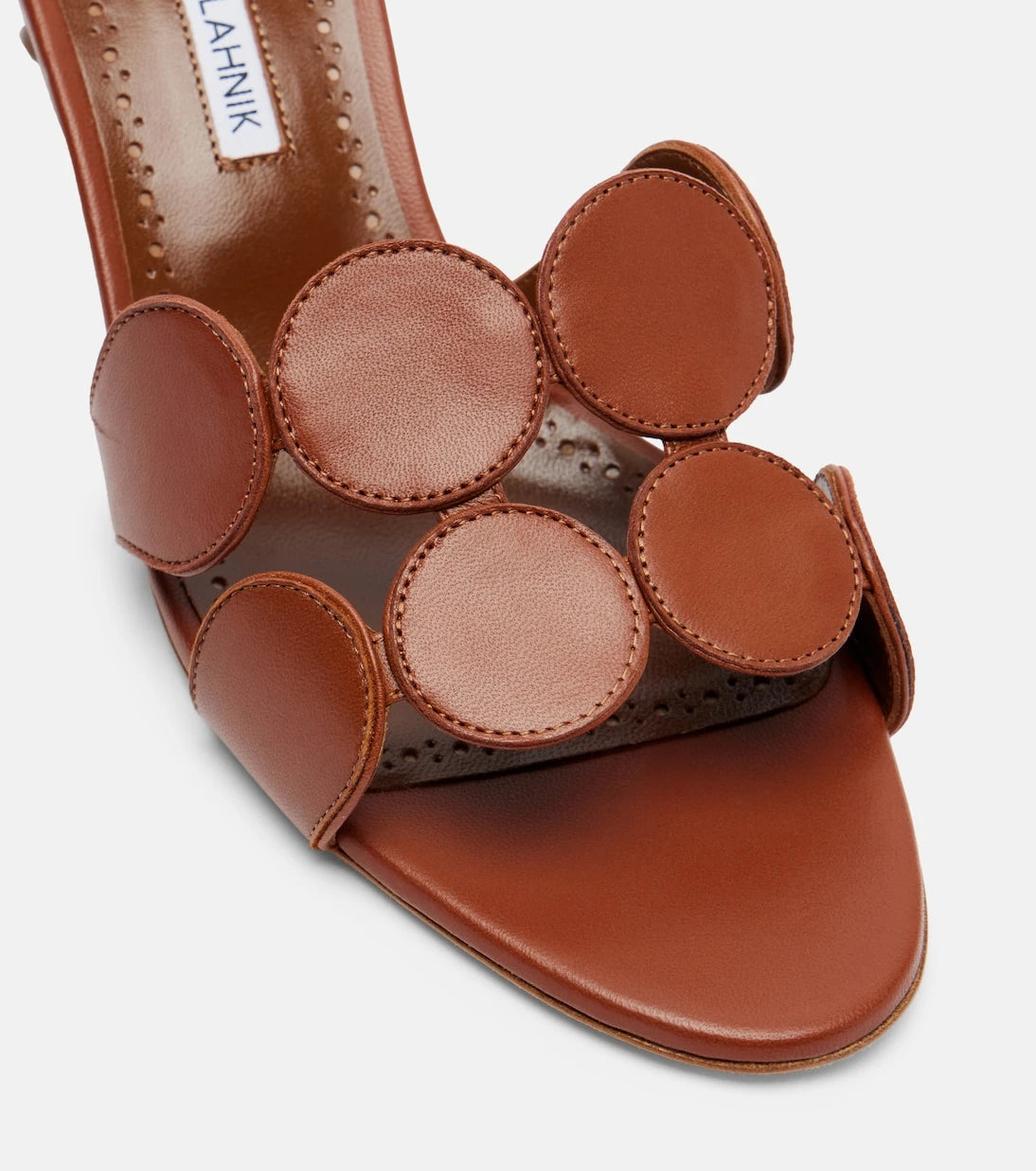Manolo Blahnik - Haribalmu 50 leather mules