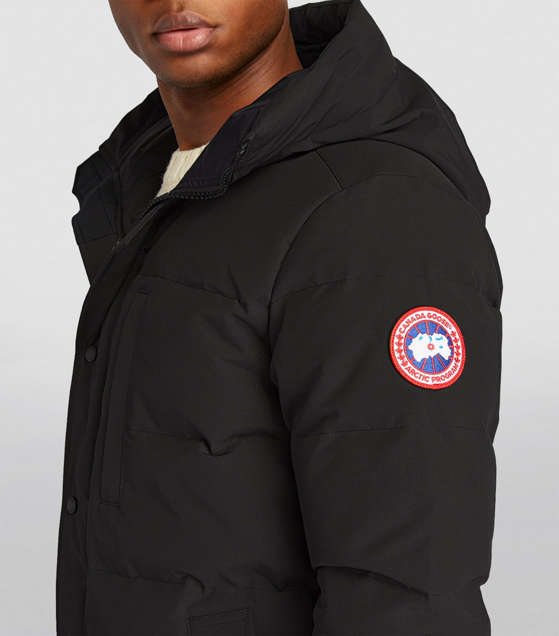 Canada Goose Black Padded Carson Parka Coat