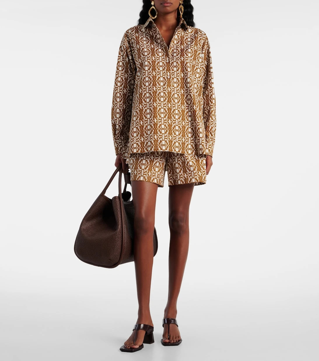 Max Mara - Gallura printed cotton shirt