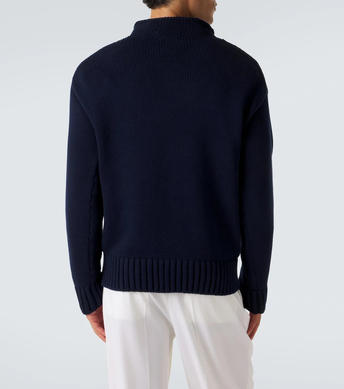 Ralph Lauren Purple Label - Embroidered cotton sweater