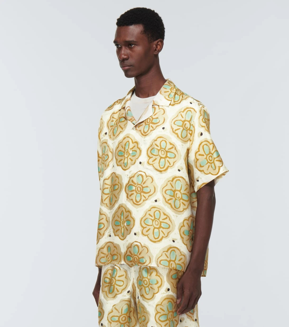 Commas - Printed silk shirt