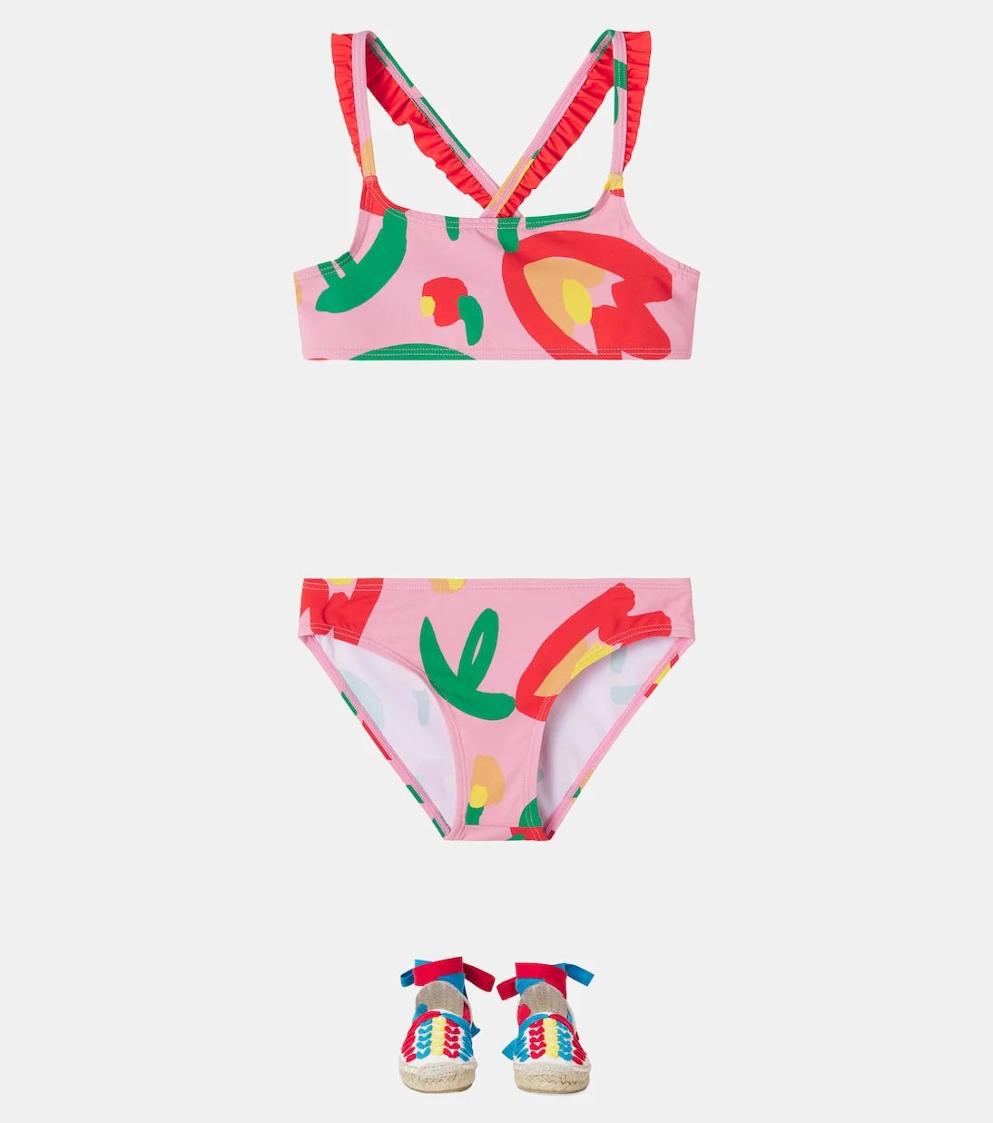 Stella McCartney Kids - Tulips floral jersey bikini