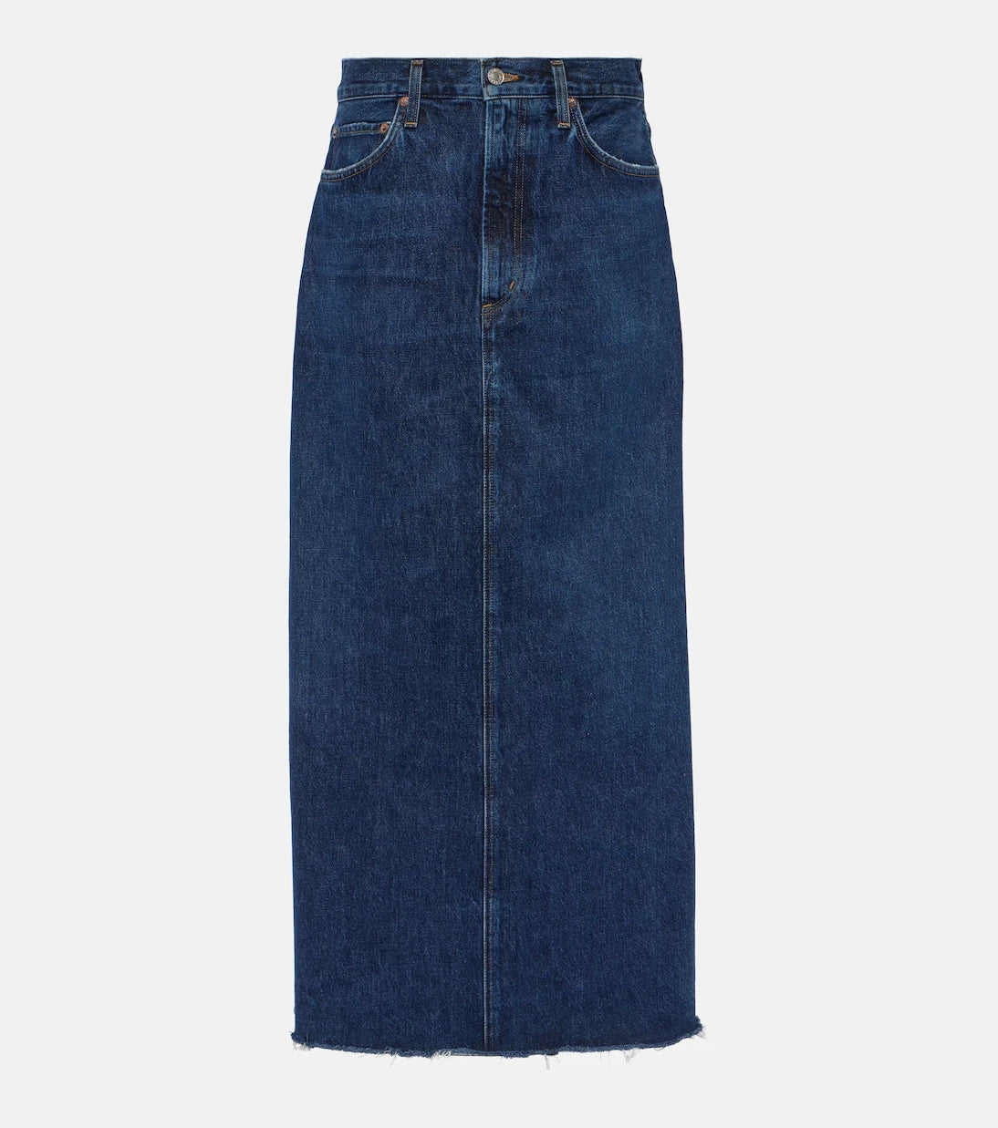 Agolde - Hilla denim maxi skirt