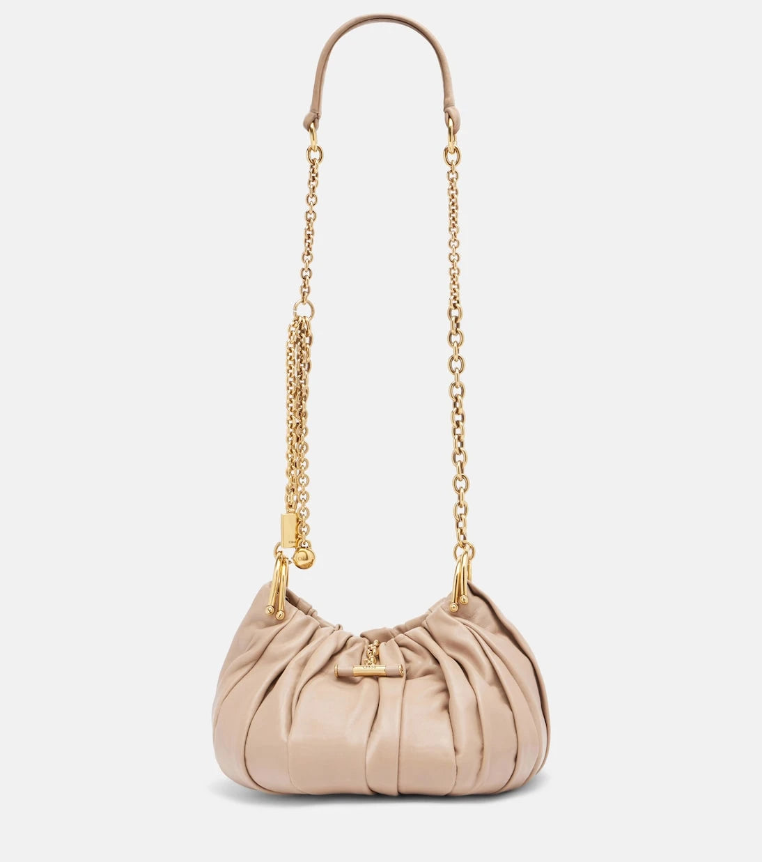Chloé - حقيبة كتف صغيرة من جلد بليسيه من Chloé