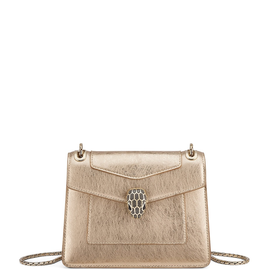 Gold Small Serpenti Forever Shoulder Bag