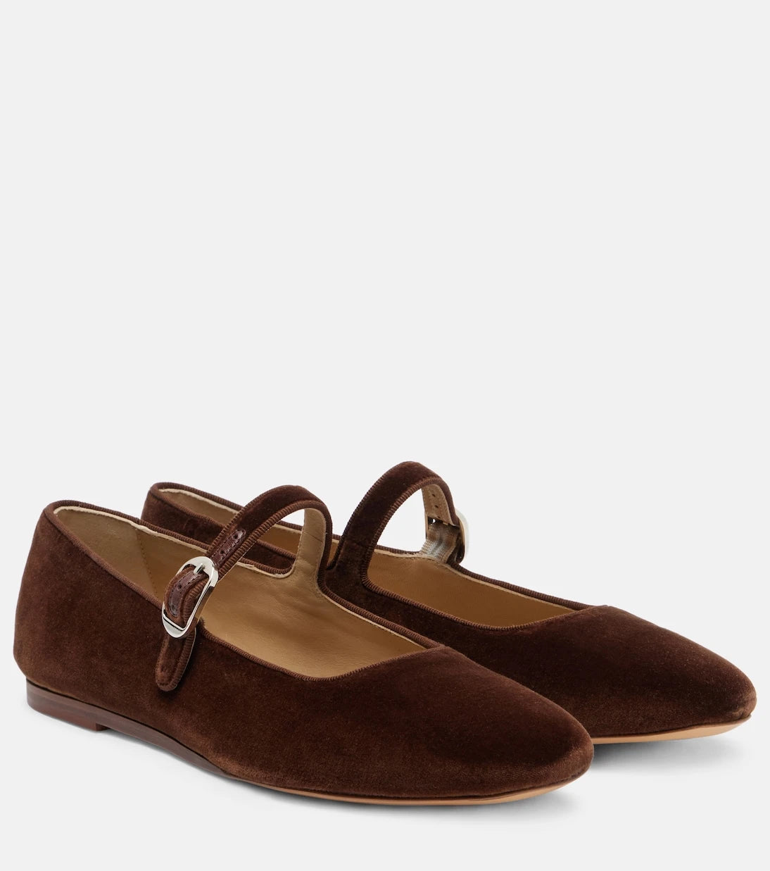 Le Monde Béryl - Velvet Mary Jane flats