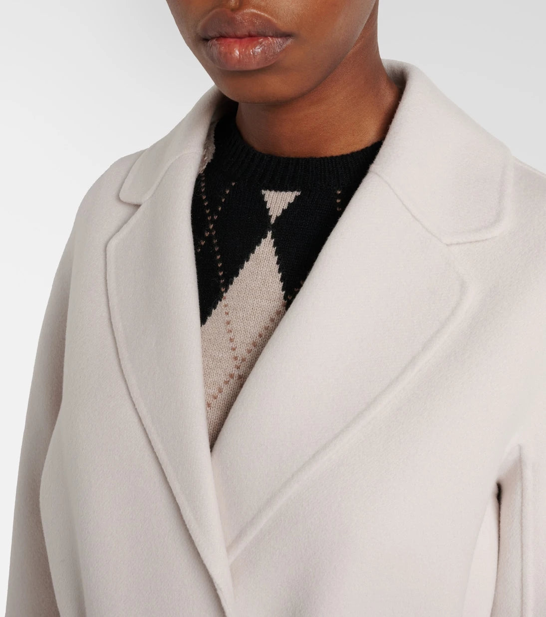 'S Max Mara - Arona virgin wool wrap coat
