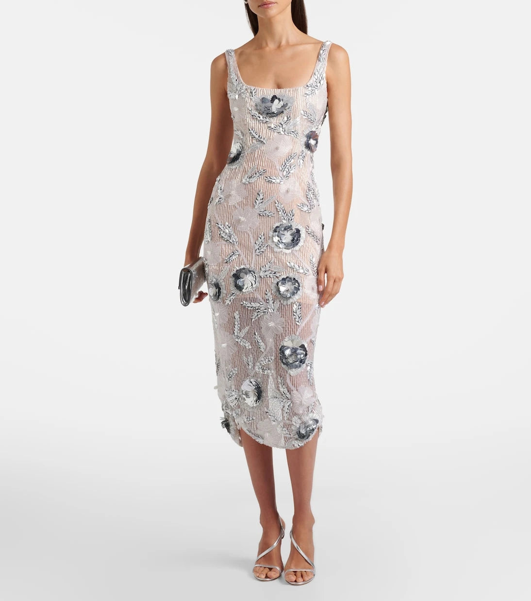 Rachel Gilbert - Pierre embellished midi dress
