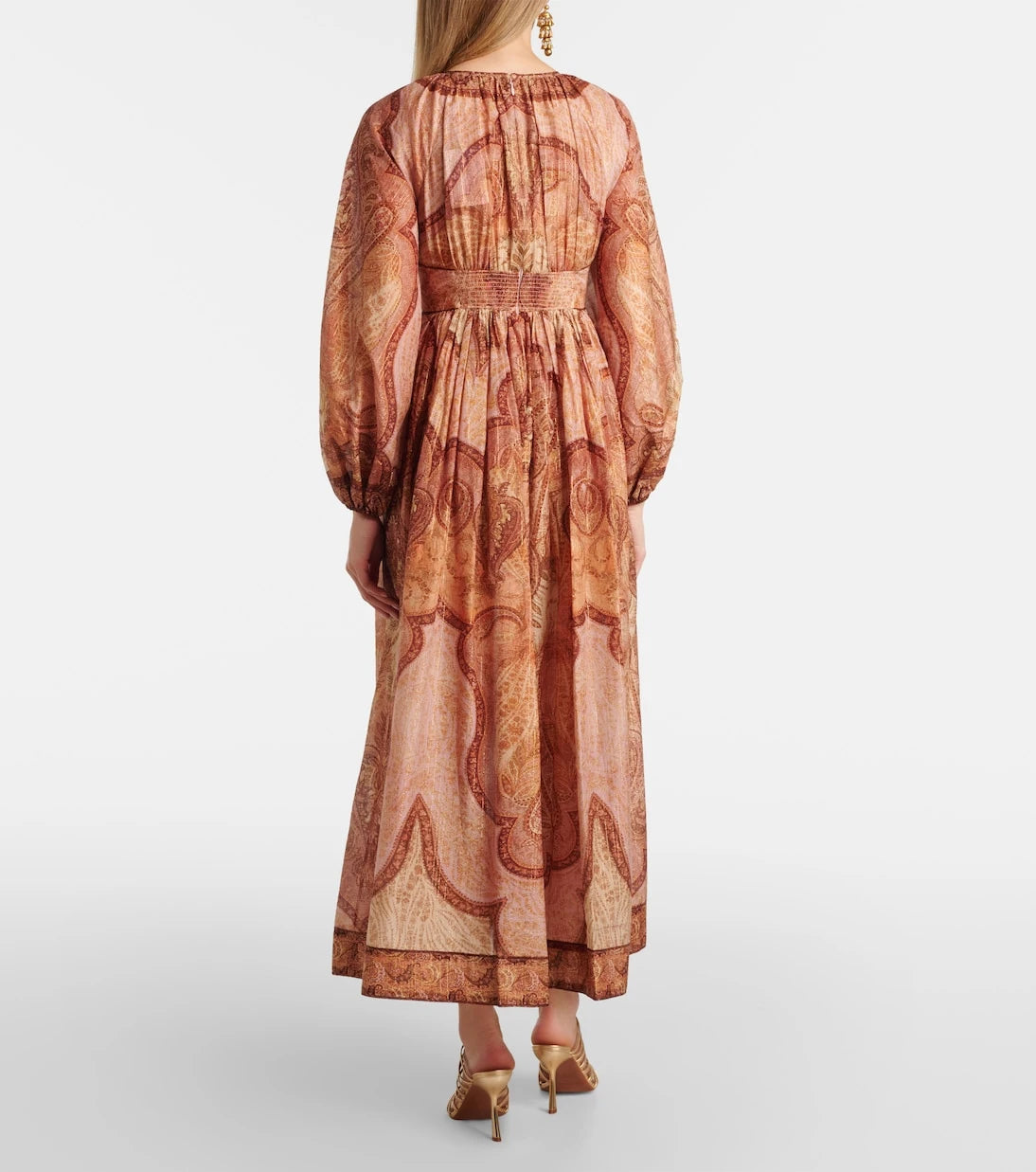 Zimmermann - فستان ميدي Wanderlust مطبوع