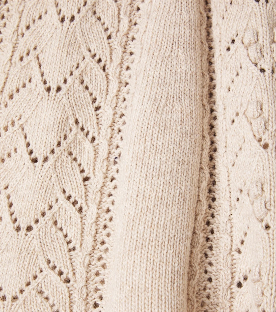 The New Society - Lila open-knit skirt